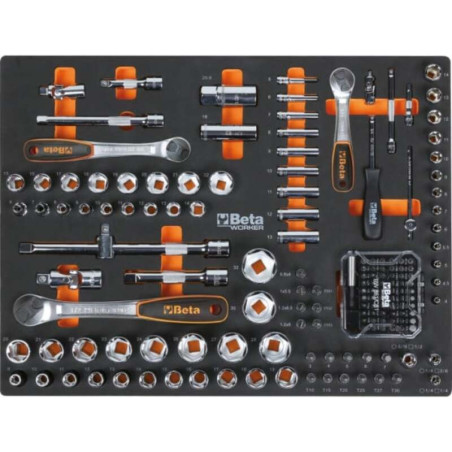 Combinación de mobiliario BETA para taller C45PRO 2.0 X con 268 herramientas