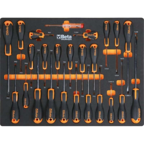 Combinación de mobiliario BETA para taller C45PRO 2.0 X con 268 herramientas