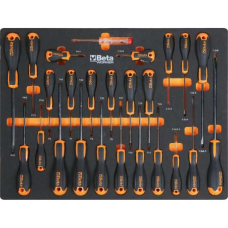 Combinación de mobiliario BETA para taller C45PRO 2.0 X con 268 herramientas