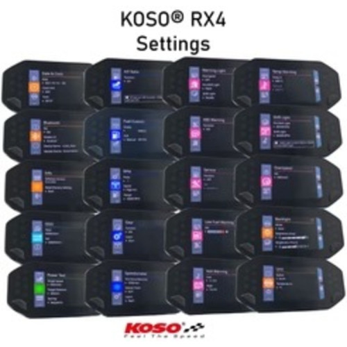 Marcador KOSO RX4 para Yamaha MT-07 (2021-) ®