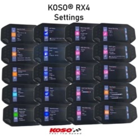 Marcador KOSO RX4 para Yamaha MT-07 (2021-) ®