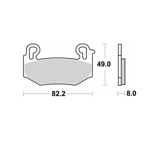 Pastillas de freno sinterizadas Brembo - 07BB42LA