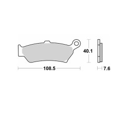 Pastillas de freno sinterizadas Brembo - 07BB4380