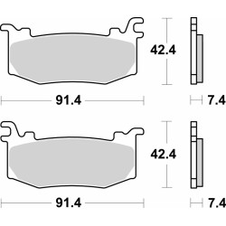 Pastillas de freno sinterizadas Brembo 07BB4480