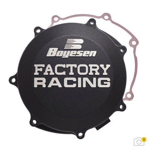 Tapa de embrague BOYESEN Factory Racing - negro