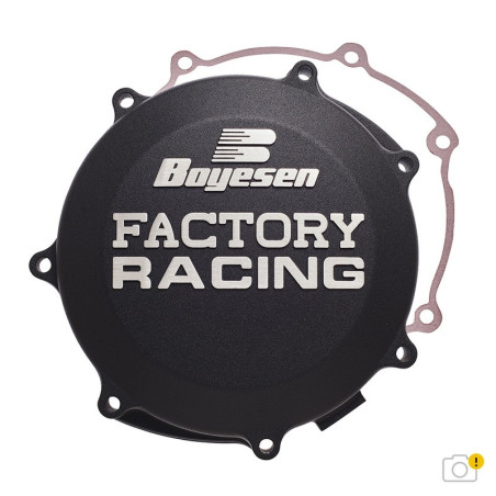 Tapa de embrague BOYESEN Factory Racing - negro