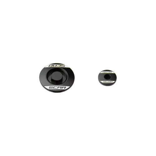 Tapones de motor SCAR - Negro