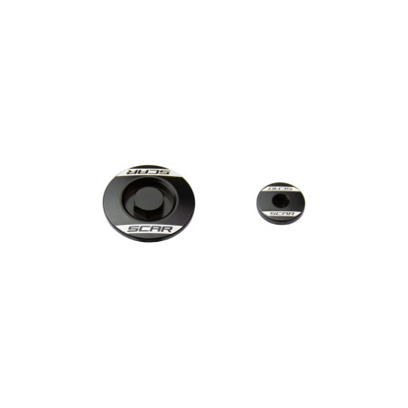 Tapones de motor SCAR - Negro