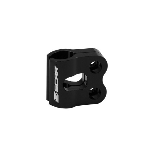 Abrazadera latiguillo de freno delantero SCAR - Negro