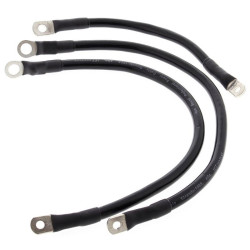 Kit cables de batería ALL BALLS - negro