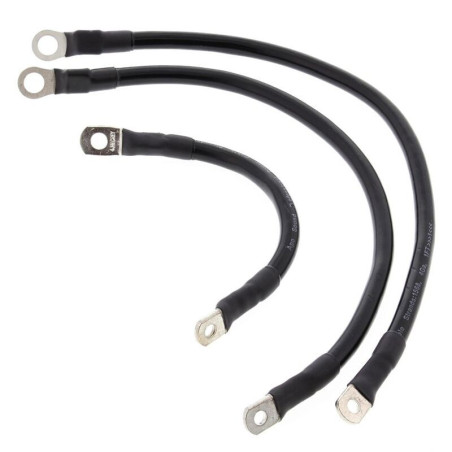 Kit cables de batería ALL BALLS - negro