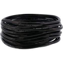 Cable de batería en rollo ALL BALLS 25" (7,6 m) - negro