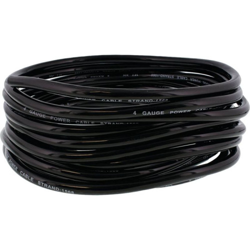 Cable de batería en rollo ALL BALLS 25" (7,6 m) - negro