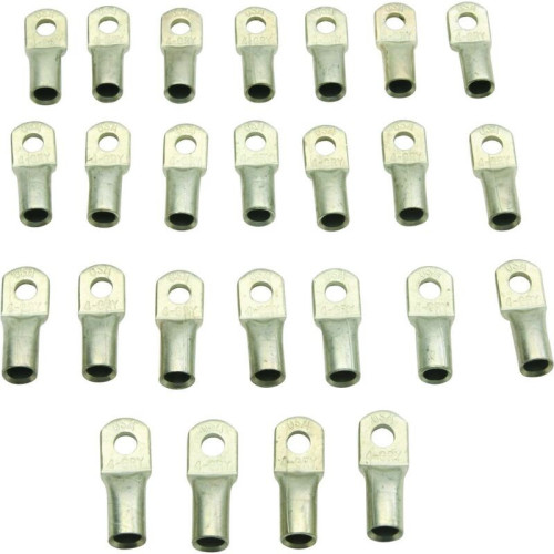 Terminal de cable 1/4" ALL BALLS 4 AWG - lote de 25