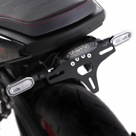 Portamatrículas R&G RACING Tail Tidy - Negro