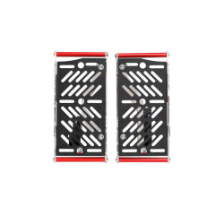 Protectores de radiador AXP Fast-Cleaning - rojo