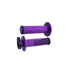Puños ODI Emig Pro V2 Lock-On - morado/negro