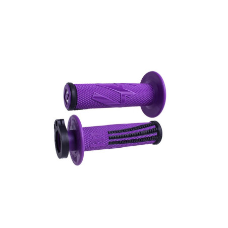 Puños ODI Emig Pro V2 Lock-On - morado/negro