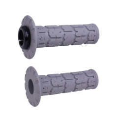 Puños ODI Rogue SX-MX V2 Lock-On - gris/plata