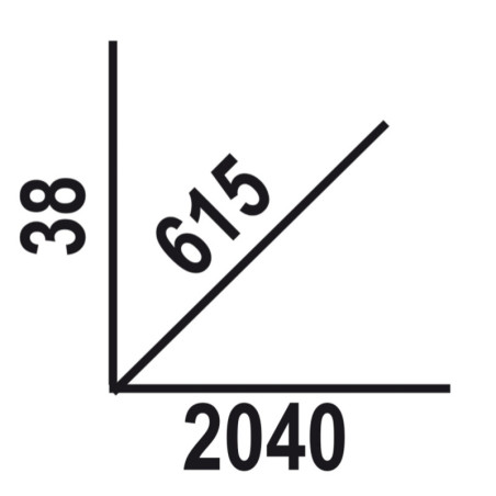 Encimera BETA C45PRO 2.0 de madera – 2040x615 mm