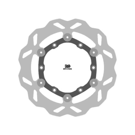 Disco de freno NG BRAKES ondulado flotante