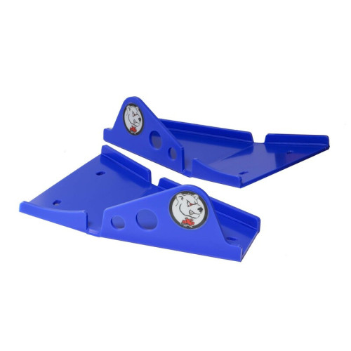 Protectores de triángulos delanteros AXP - PEHD 6 mm - azul