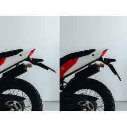 Portamatrículas RACETECH – negro