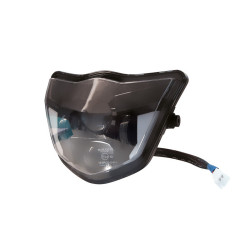 Careta con faro LED RACETECH homologada