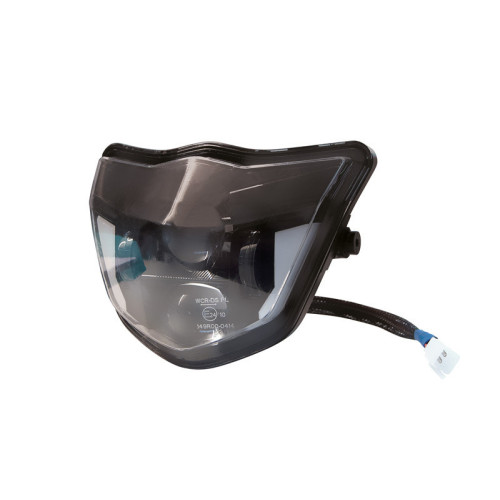 Careta con faro LED RACETECH homologada