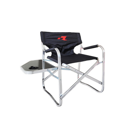 Silla paddock plegable RACETECH – negro