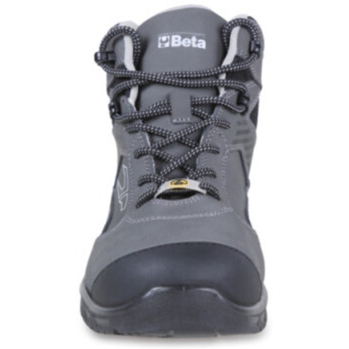 Zapatos de seguridad BETA 7218G en piel nobuck hidrorrepelente - Gris