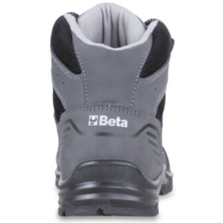 Zapatos de seguridad BETA 7218G en piel nobuck hidrorrepelente - Gris