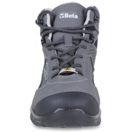 Zapatos de seguridad BETA 7218G en piel nobuck hidrorrepelente - Gris