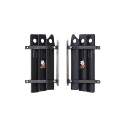 Protecciones de radiador AXP Xtrem - PEHD 8 mm - negro