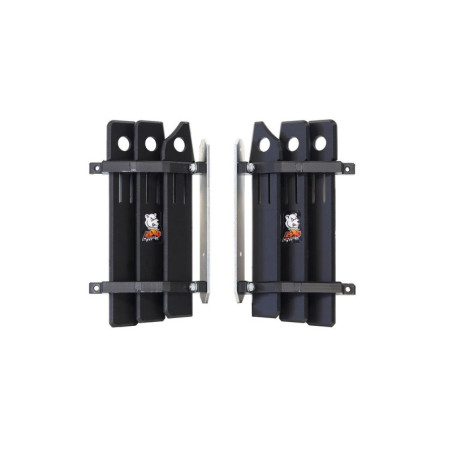 Protecciones de radiador AXP Xtrem - PEHD 8 mm - negro