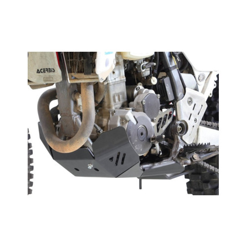 Cubre cárter AXP Hard Enduro - PEHD 8 mm - negro
