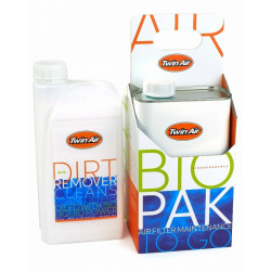 Kit de mantenimiento filtro de aire TWIN AIR BioPak – aceite y lipiador – 4 x 1 L + 4 x 900 g