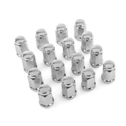 Tuercas de rueda KIMPEX cónicas M10x1.25 – 16 piezas – cromado