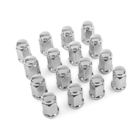 Tuercas de rueda KIMPEX cónicas M12x1.25 – 16 piezas – cromado