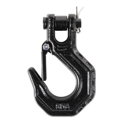 Gancho de cabrestante universal KIMPEX con lengüeta de seguridad – 3,6 t