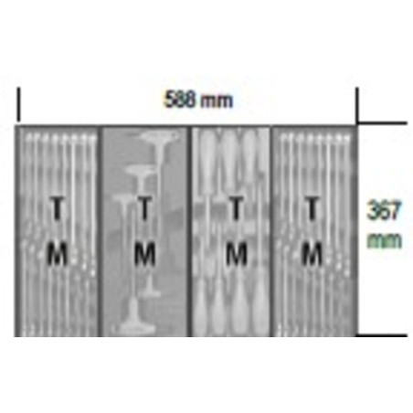 Cajonera móvil BETA C24S/8 Plus-A con 8 cajones