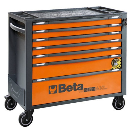 Cajonera móvil BETA extra larga con 7 cajones + 418 herramientas