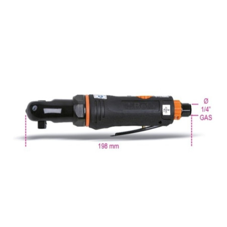 Llave de carraca neumática reversible compacta BETA 1921M2