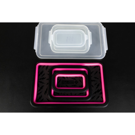Cajas de almacenamiento magnéticas MUC-OFF de silicona
