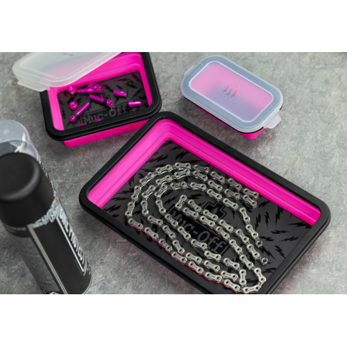 Cajas de almacenamiento magnéticas MUC-OFF de silicona