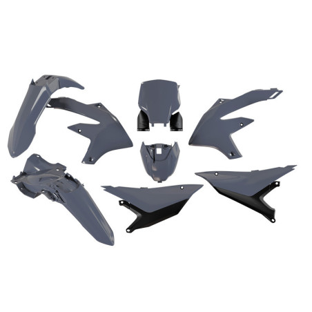 Kit plástico 6 piezas RACETECH - gris