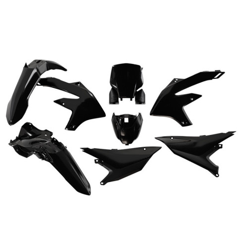 Kit plástico 6 piezas RACETECH - negro