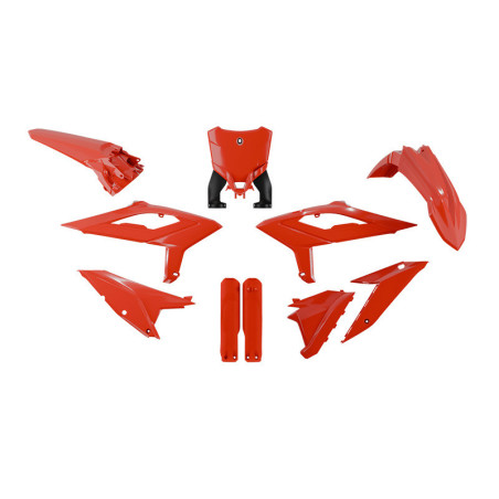 Kit plástico 6 piezas RACETECH - rojo
