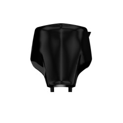 Placa portanúmero delantera RACETECH - negro
