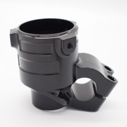Soporte de eje de horquilla derecho SHOWA WORKS CNC negro